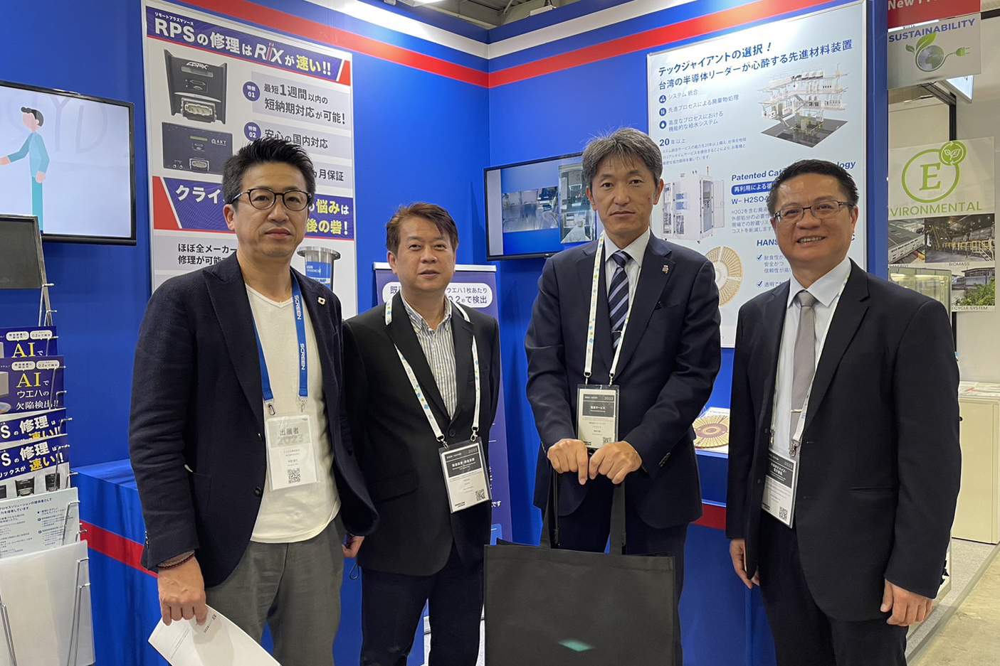 Hanstech Advanced and Japanese company Rix jointly participate in the semiconductor exhibition.(2023 SEMICON Japan)