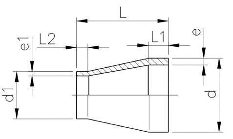 PVDF 大小頭 3/4"*1/2"(d25*d20)