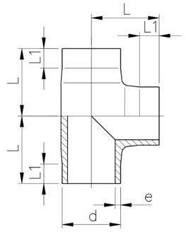 PP 正三通 1/2"(d20)